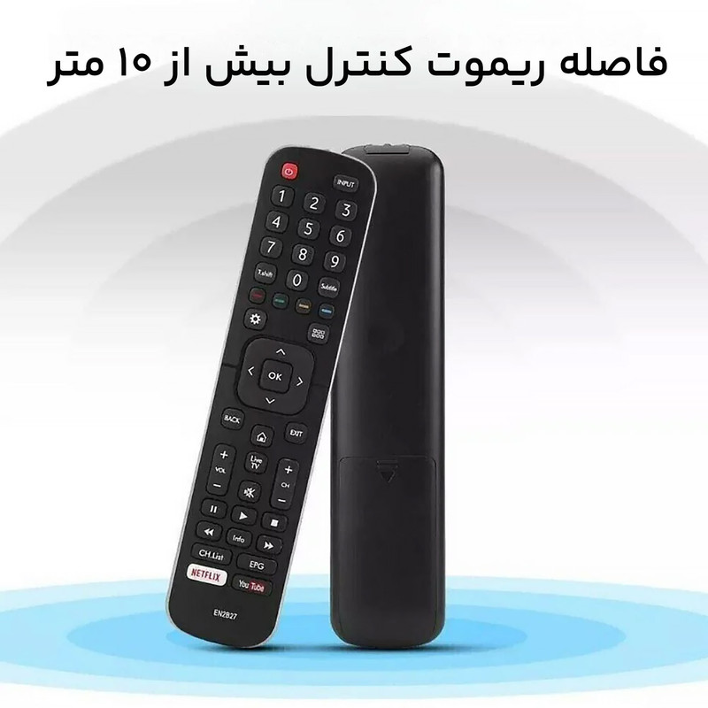 ریموت کنترل تلویزیون هایسنس مدل EN2B27