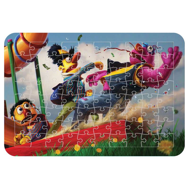 پازل 54 تکه اطلس آبی طرح هیولا دن لوییسی مدل P1460