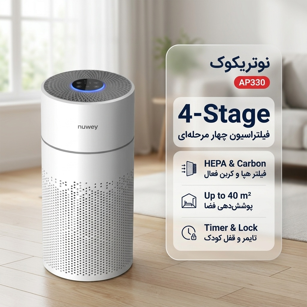 دستگاه تصفیه‌کننده هوا  نوتریکوک مدل AP 330