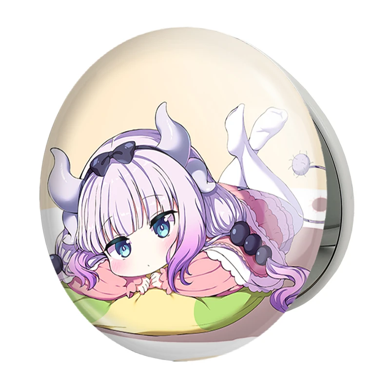 آینه جیبی خندالو طرح کانا انیمه اژدهای خدمتکار کوبایاشی مدل تاشو کد 36321