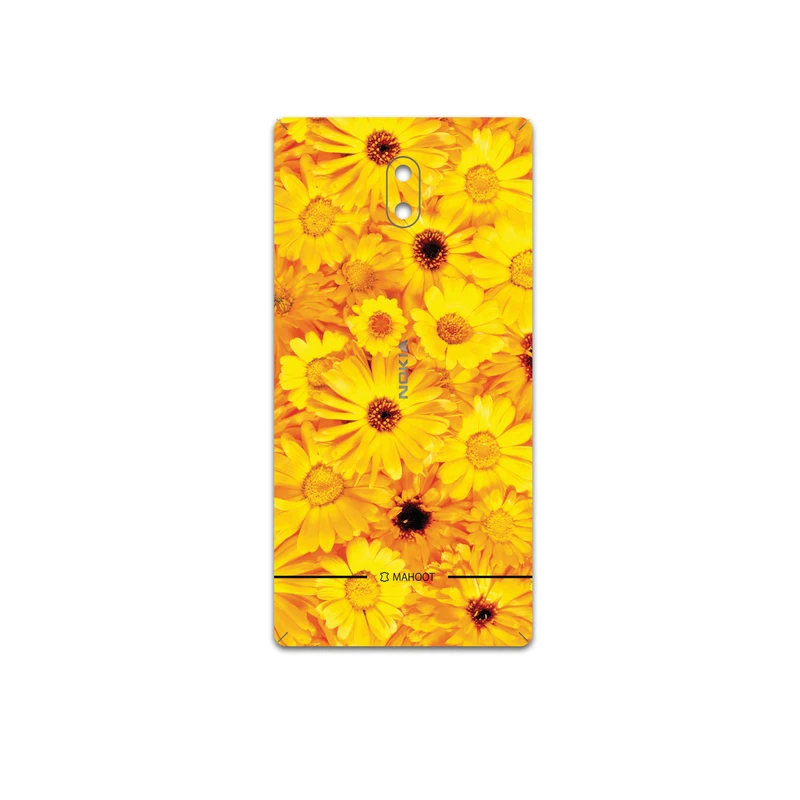 برچسب پوششی ماهوت مدل Yellow-Flower مناسب برای گوشی موبایل نوکیا 3