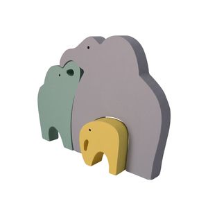 نقد و بررسی استند رومیزی کودک طرح خانواده فیل مدل MKT03-D بسته 3 عددی توسط خریداران