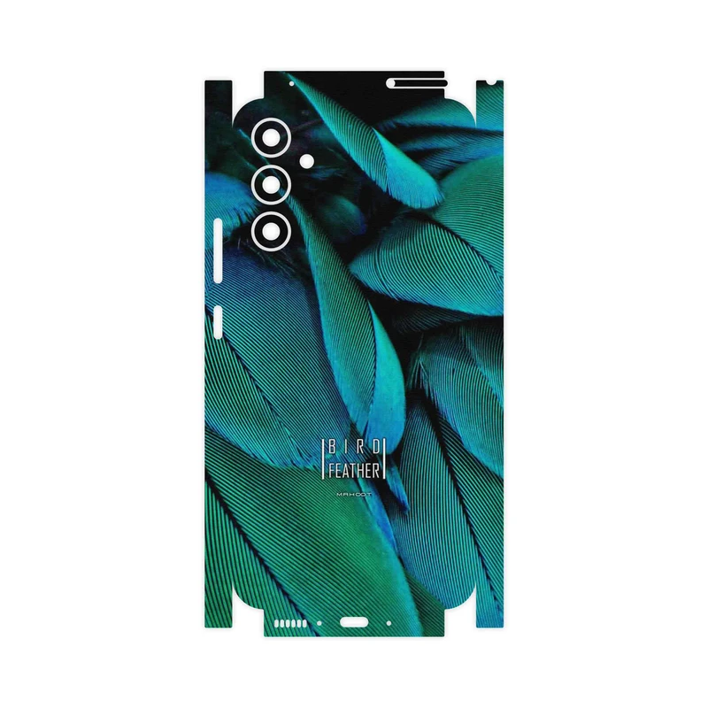 برچسب پوششی ماهوت مدل Green Feather-FullSkin مناسب برای گوشی موبایل سامسونگ Galaxy A34