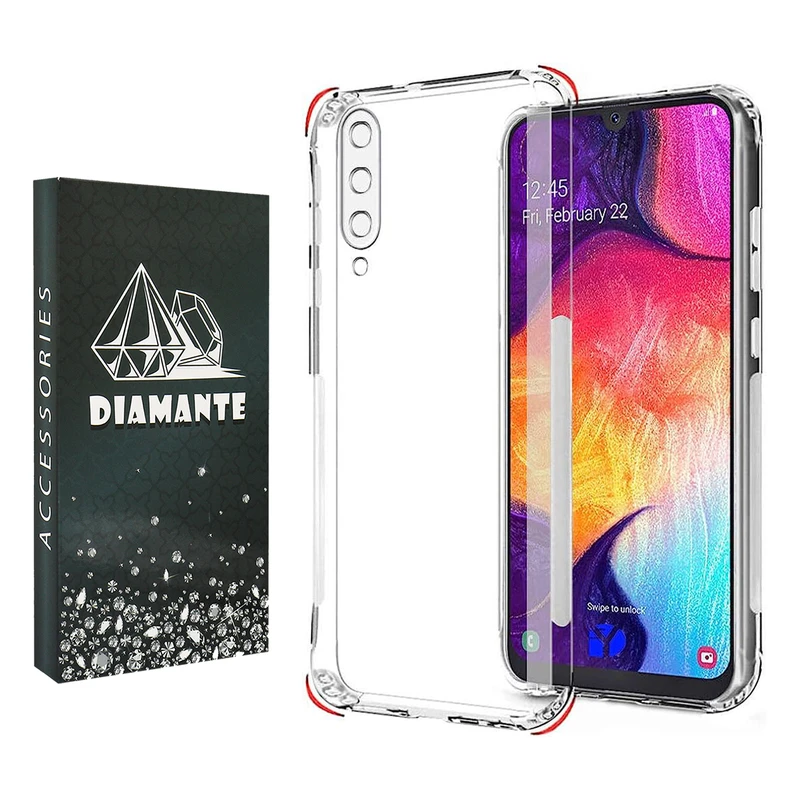 کاور دیامانته مدل Bianco Navy مناسب برای گوشی موبایل سامسونگ Galaxy A50
