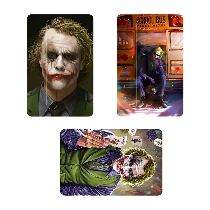 استیکر کارت پیکسل میکسل مدل جوکر مجموعه 3 عددی