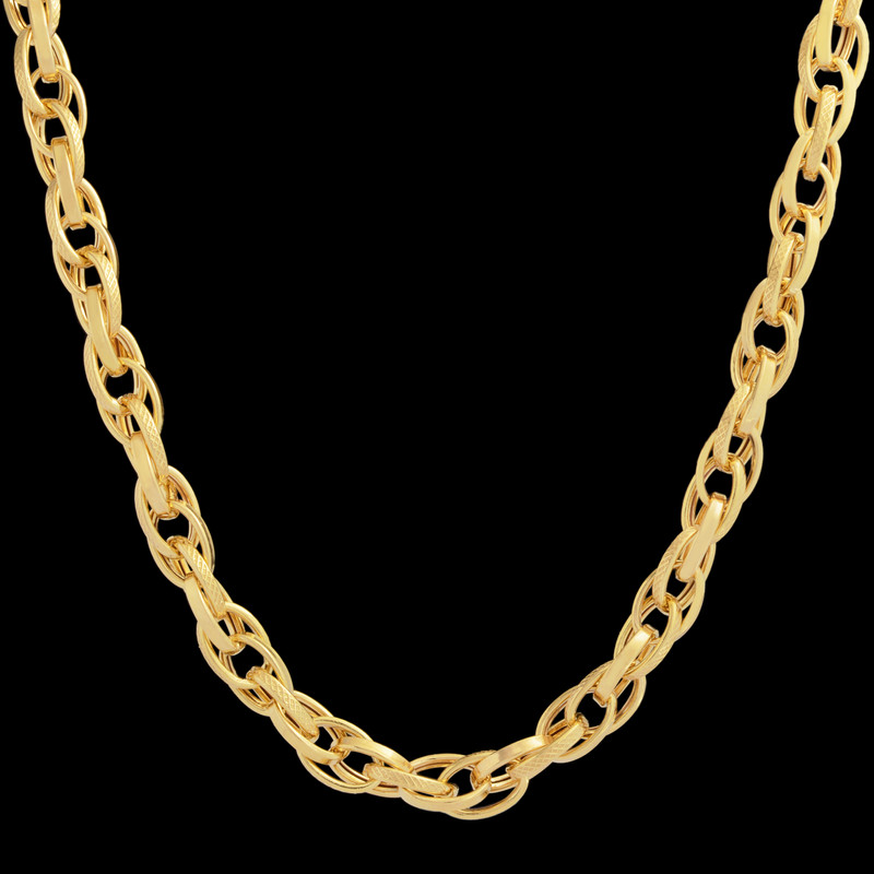 زنجیر طلا 18 عیار زنانه طلای مستجابی مدل آوا کد 45