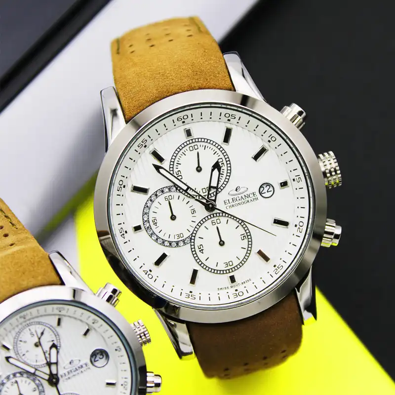 ست ساعت مچی عقربه ای  زنانه و مردانه الگانس مدل 88350