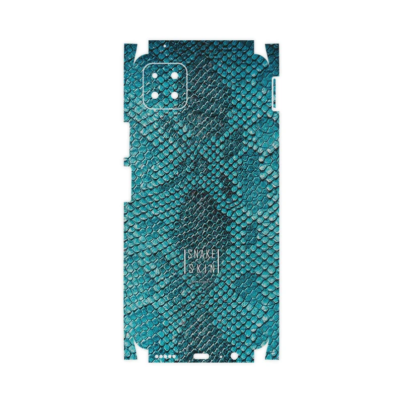 برچسب پوششی ماهوت مدل Blue Snake Skin-FullSkin مناسب برای گوشی موبایل هوآوی Nova Y60