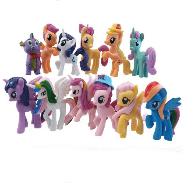 فیگور طرح پونی مدل 753951 مجموعه 12 عددی