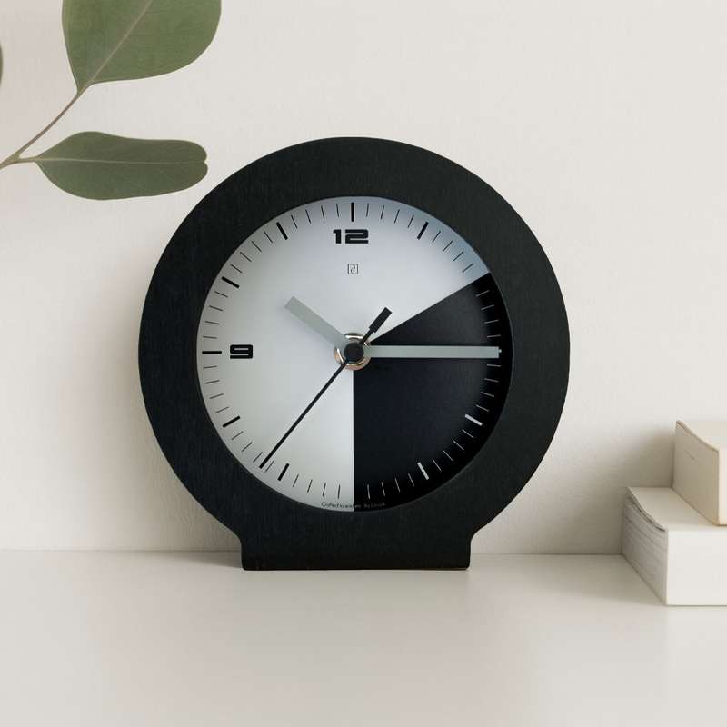 ساعت رومیزی عقربه‌ای مدل Eclipse کد B151001