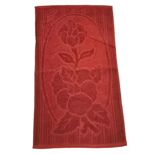 حوله دستی طرح گل سایز ۳۲×۶۰ سانتی متر