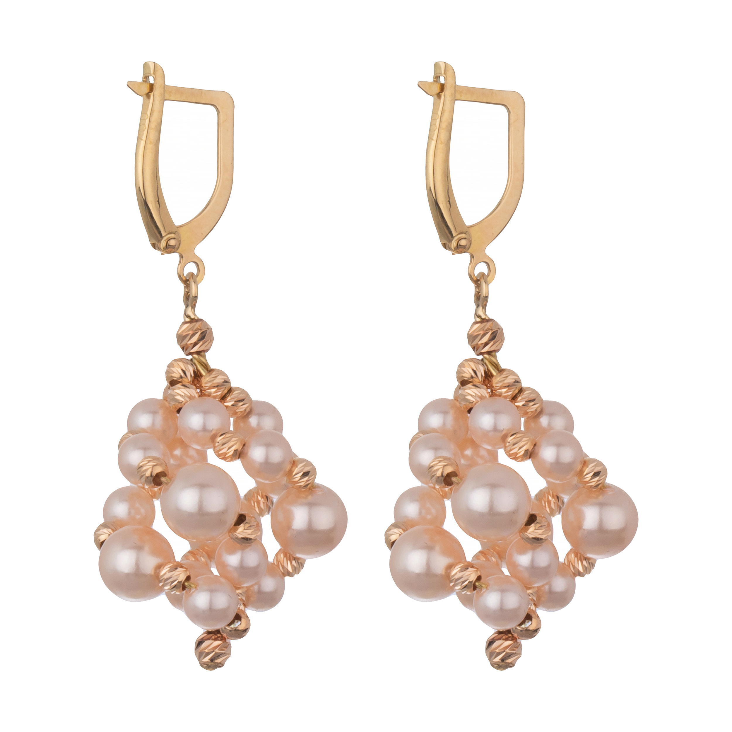 گوشواره طلا 18 عیار زنانه زرمان مدل ZME0857