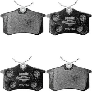 لنت ترمز عقب خودرو بندیکس مدل 002097 دو جفت مناسب برای رنو مگان، رنو فلوئنس