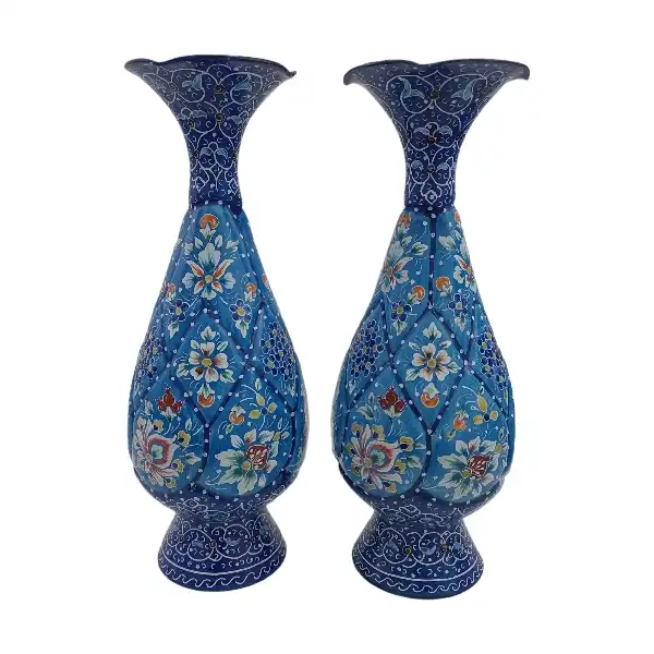 گلدان میناکاری کد G1042