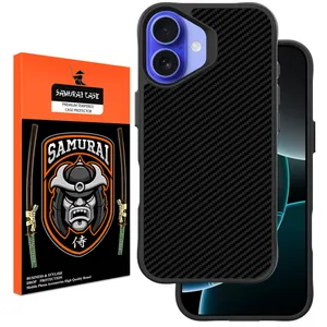 Samurai Carbon Fiber Case For Apple iPhone16