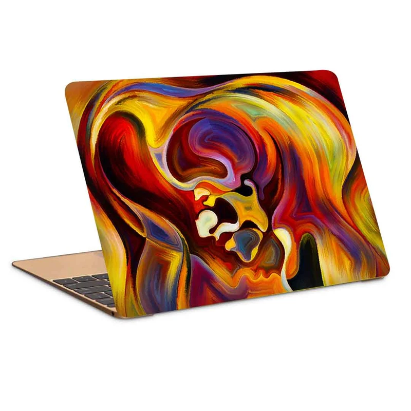 استیکر لپ تاپ طرح woman oil painting 9کد c-1001مناسب برای لپ تاپ 15.6 اینچ