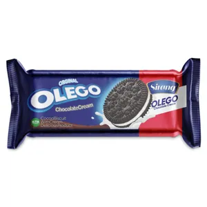 بیسکویت کاکائویی کرمدار نارگیلی الگو - 90 گرم بسته 12 عددی