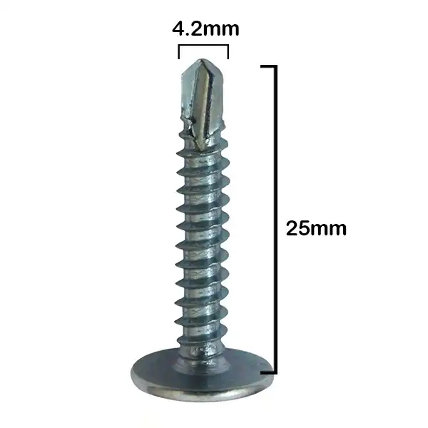 پیچ سرمته واشر دار مدل iBALL 4.2x25 بسته 70 عددی