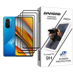 JF Diamond Glass MIX003 Screen Protector For Xiaomi Poco F3 Pack Of 3