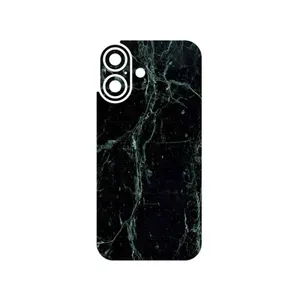 MAHOOT Graphite_Green_Marble Cover Sticker for Apple iPhone 16