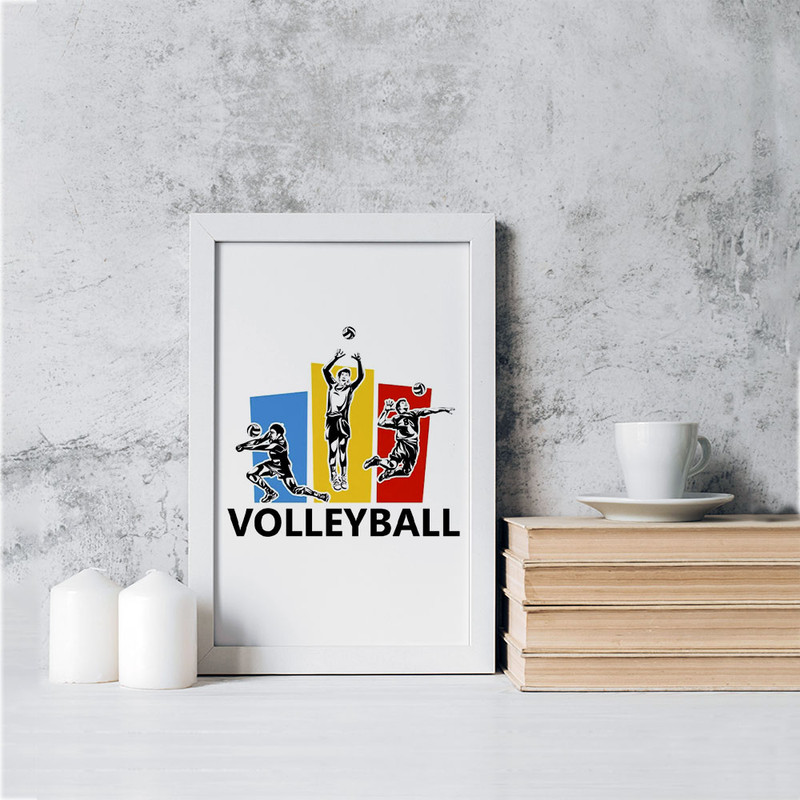 تابلو خندالو مدل والیبال Volleyball کد 26425
