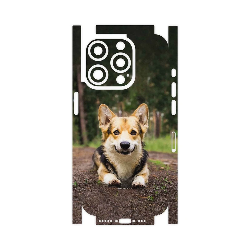 برچسب پوششی ماهوت مدل Dog_2-FullSkin مناسب برای گوشی موبایل اپل iPhone 15 Pro