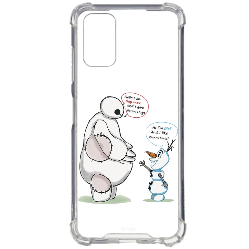 کاور طرح Olaf & Baymax مناسب برای گوشی موبایل سامسونگ Galaxy A72 