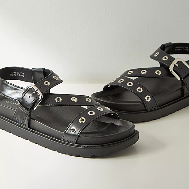 صندل زنانه مکس مدل Strappy with Buckle Closure