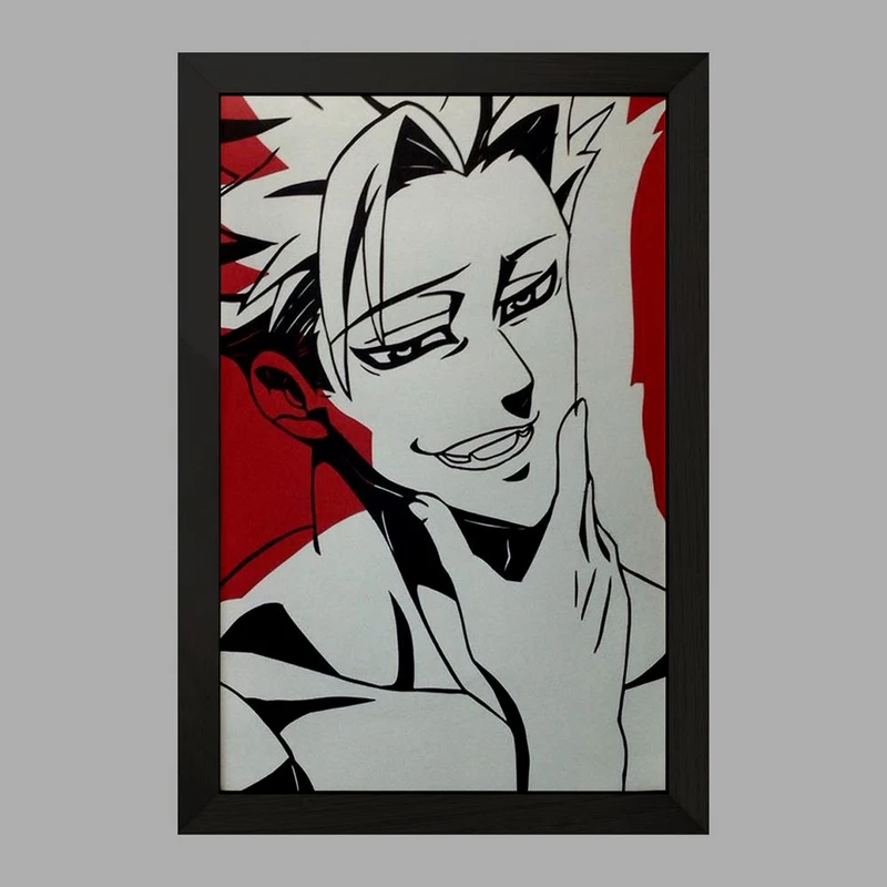 تابلو خندالو مدل بن انیمه هفت گناه کبیره  کد 17583