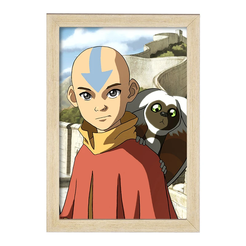 تابلو خندالو مدل آنگ و کاتارا و ساکا انیمه آواتار Avatar  کد 12758