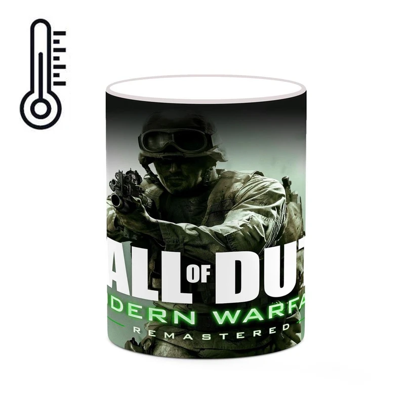ماگ حرارتی کاکتی مدل بازی Call Of Duty 4ː Modern Warfare کد mgh27805