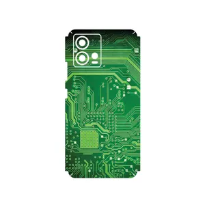 MAHOOT Green_Printed_Circuit_Board Cover Sticker for Motorola Edge 30 Fusion