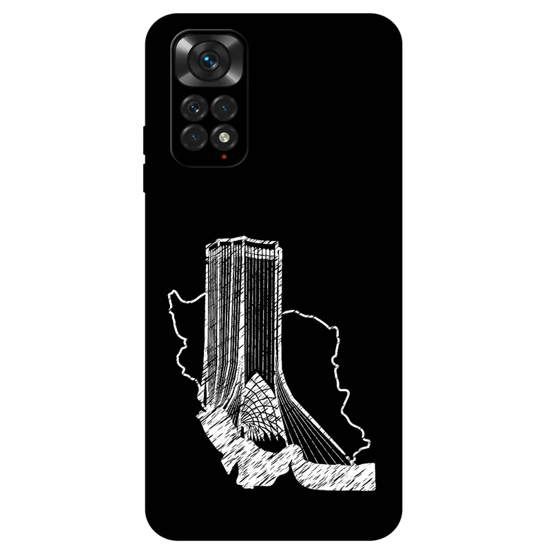 کاور مگافون طرح برج آزادی مدل 1628 مناسب برای گوشی موبایل شیائومی Redmi Note 11 / 11s 4G