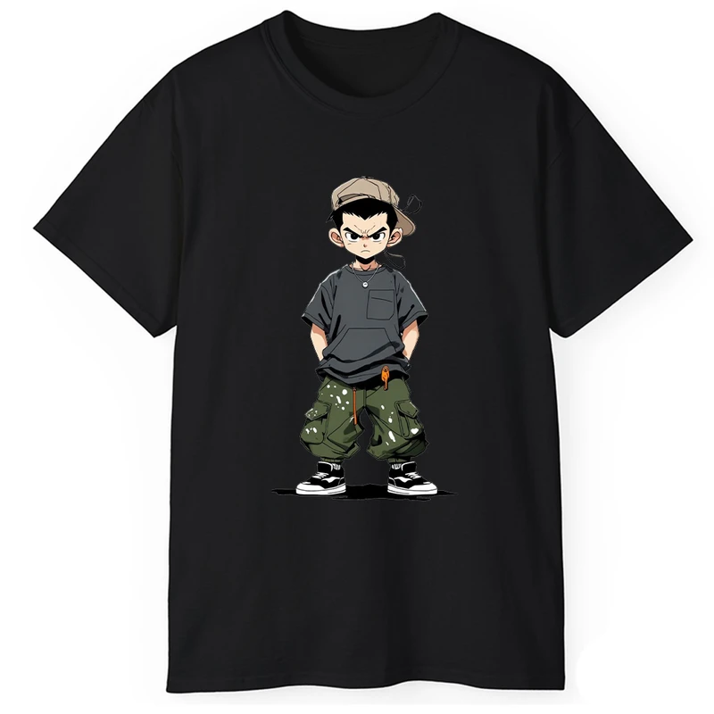 تی‌شرت آستین کوتاه مردانه پاد آفرین مدل پسرک اخموی خوشتیپ2