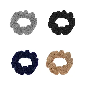 کش مو اسکرانچی زنانه مدل لمه بسته 4 عددی