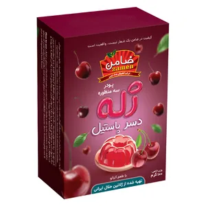 پودر ژله و دسر آلبالو ضامن - 100 گرم