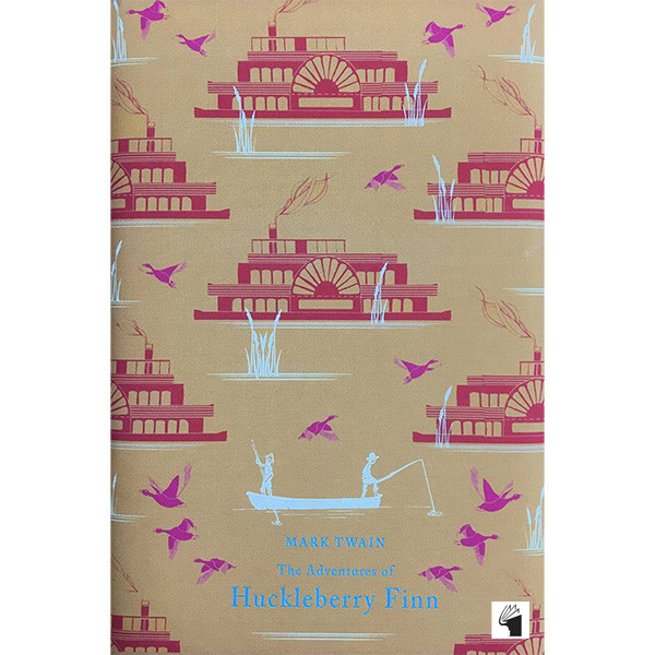 کتاب the adventure of huckleberry finn اثر mark twain انتشارات معیار علم