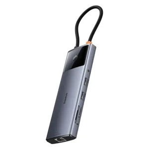 هاب 10 پورت USB-C بیسوس مدل Metal Gleam Series II