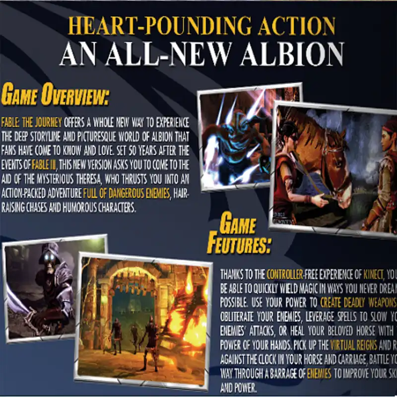 بازی Fable The Journey مخصوص Xbox360