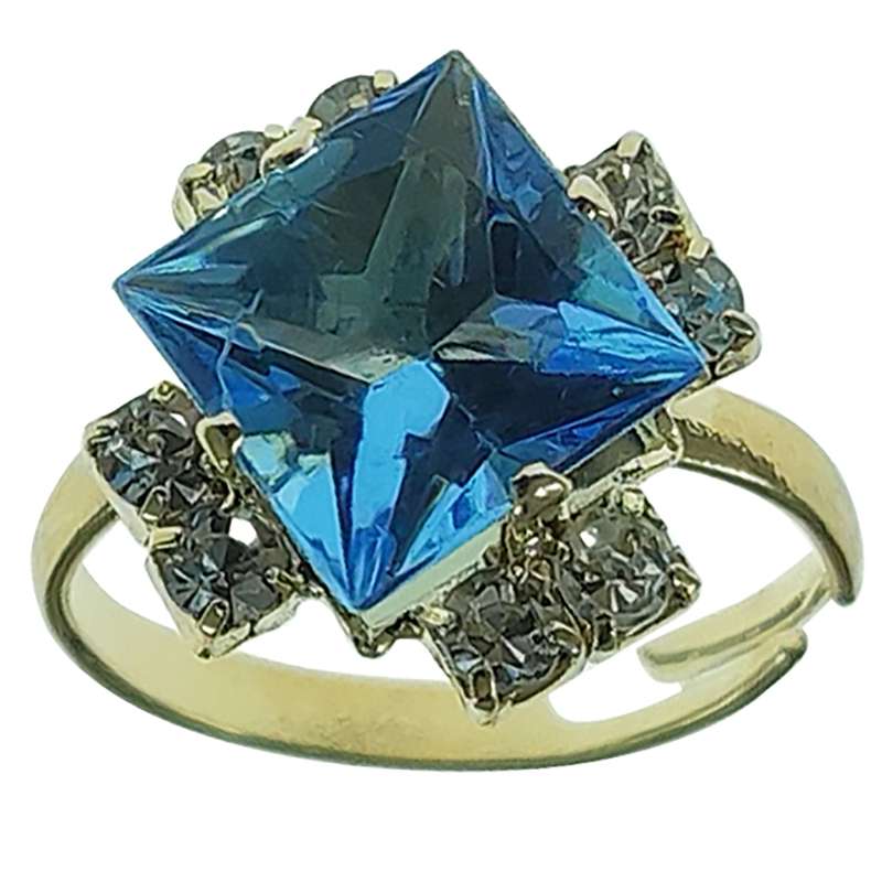 انگشتر دخترانه سلین کالا مدل توپاز کد 14 انگشتر دخترانه سلین کالا مدل توپاز کد 14