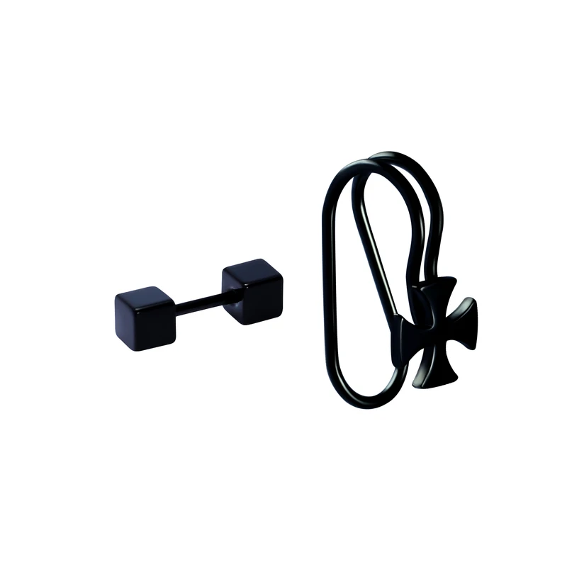 پیرسینگ گوش زنانه پایتخت مدل PS840_GO دو عددی