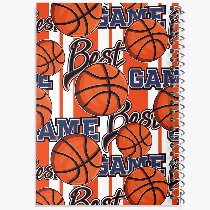 دفتر لیست خرید 50 برگ خندالو طرح بسکتبال کد N651