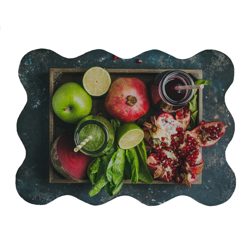 پادری مدل دالبر طرح میوه کد 6343 سایز 80x110 سانتی متر 