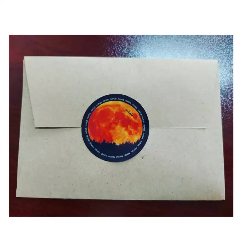 کارت پستال ماهتاب طرح خرس بادکنک کد 2214