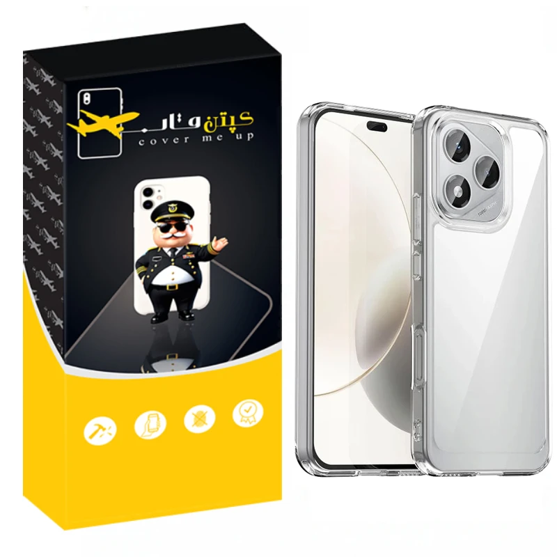 کاور کپتن قاب مدل Crystal مناسب برای گوشی موبایل آنر 400 Lite