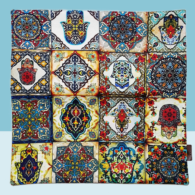 رومیزی کد 70390 به همراه کاور کوسن