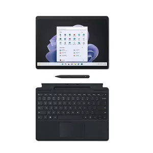 تبلت مایکروسافت مدل Surface Pro 8 ظرفیت 256 گیگ به همراه کیبورد Black Type Signature Keyboard و قلم