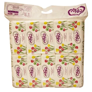 دستمال کاغذی 100 برگ دردانه مدل tulips بسته 10 عددی