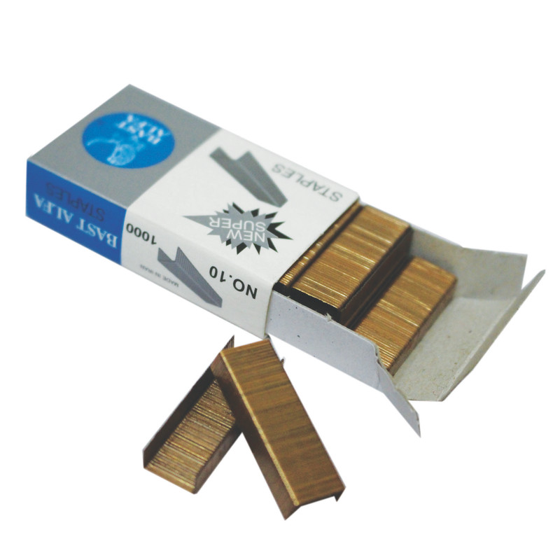 سوزن منگنه بست آلفا مدل NO.10 سایز 10 بسته 10000 عددی