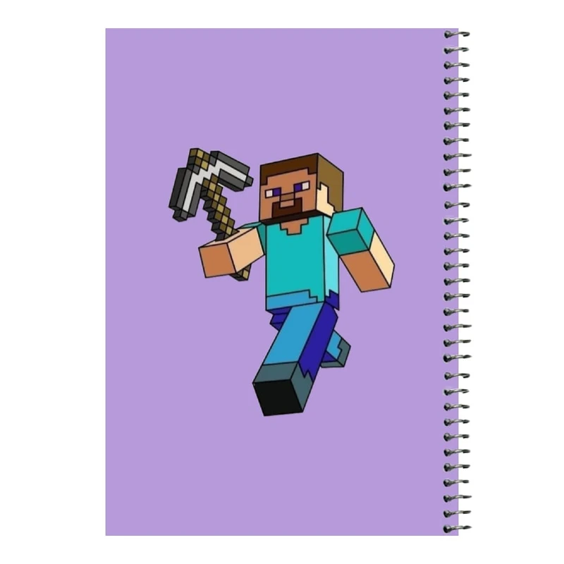 دفتر مشق 80 برگ اس جی مدل ماینکرفت کد 09